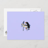 ペンギンtuxシステム管理者 ポストカード (正面/裏面)