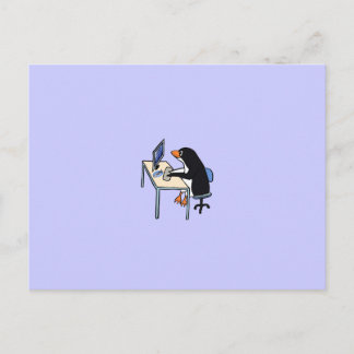 ペンギンtuxシステム管理者 ポストカード