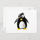 ペンギンtux linuxイメージ ポストカード (正面/裏面)