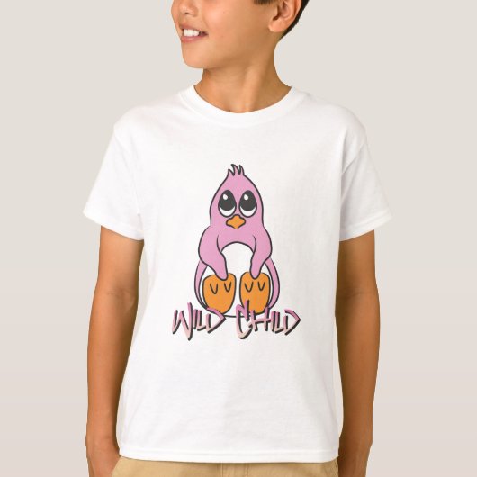 ペンギンWCのピンク Tシャツ (正面)
