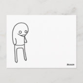 ペンギ凍っていン ポストカード (裏面)