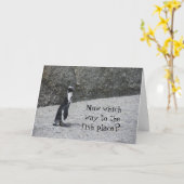 ペンギ失ったン カード (黄色い花)