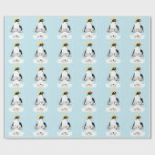 ペンギ日本のン書のアレ読ン ラッピングペーパー (フラット)