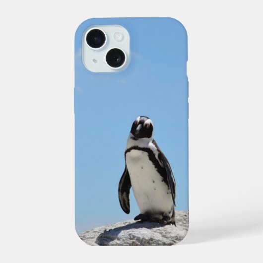 ペンギ独身のン iPhone 15ケース (裏面)