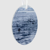 ペンギ飛んでいるン オーナメント (正面)