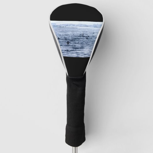 ペンギ飛んでいるン ゴルフヘッドカバー (正面)