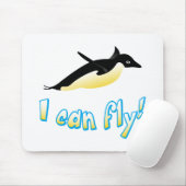 ペンギ飛んでいるン マウスパッド (マウス)