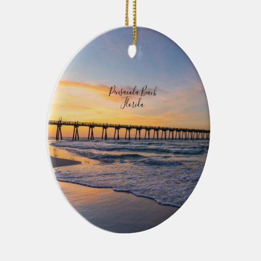 ペンサコラピアショアラインサンライズサークルオーナメント セラミックオーナメント (右)