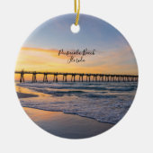 ペンサコラピアショアラインサンライズサークルオーナメント セラミックオーナメント (正面)