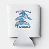 ペンサコラフロリダバケーショントライバルドルフィンズ 缶クーラー (裏面)