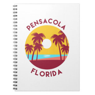 ペンサコラ、フロリダビーチ風景 ノートブック
