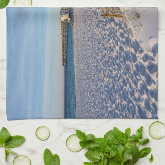 ペンサコーラサンドダンスピアモーニングキッチンタオル キッチンタオル (折り畳み)