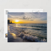 ペンサコーラスプラッシングウェーブサンライズ感謝していUハガキ ポストカード (正面/裏面)