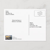 ペンサコーラスプラッシングウェーブサンライズ感謝していUハガキ ポストカード (裏面)