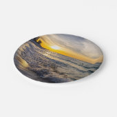 ペンサコーラスプラッシングウェーブズサンライズ紙プレート ペーパープレート (アングル)