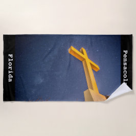 ペンサコーラビーチクロスウィークミルキーウェイ ビーチタオル