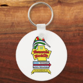 ペンサコーラビーチサインキーチェーン キーホルダー (正面)