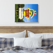 ペンサコーラビーチサイン – 14インチx 11インチキャンバスプリント キャンバスプリント (インサイチュ (寝室))