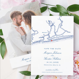 ペンサコーラビーチフロリダエレガントウェディング セーブザデート