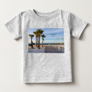 ペンサコーラビーチ幼児Tシャツへの舗装された歩道 ベビーTシャツ