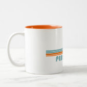 ペンサコーラフロリダサンパームツリーズ ツートーンマグカップ (左)