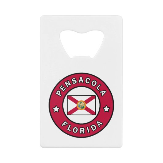 ペンサコーラフロリダ クレジットカード栓抜き (正面)
