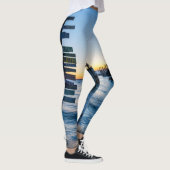 ペンサコーラベイサインサンセットバイ波止場レギンス レギンス (右)