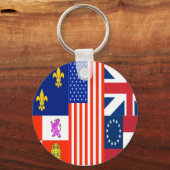 ペンサコーラ国旗 キーホルダー (正面)