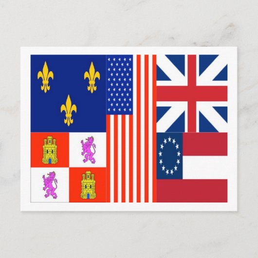 ペンサコーラ国旗 ポストカード (正面)