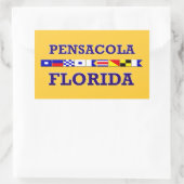 ペンサコーラ長方形ステッカー 長方形シール (バッグ)