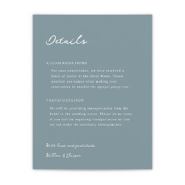 ペンサコーラ ウェディング 封入カード エンクロージャーカード