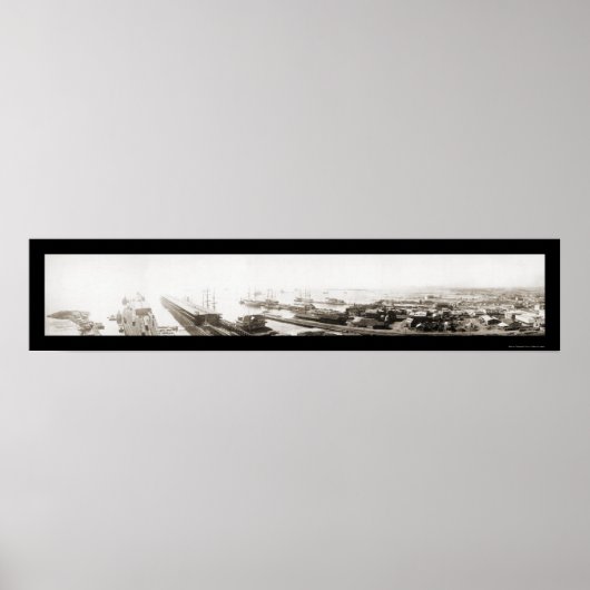 ペンサコーラ、FLハーバー写真1909 ポスター (正面)