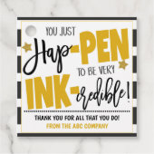 ペンサンキューギフトラベル フェイバータグ (正面)