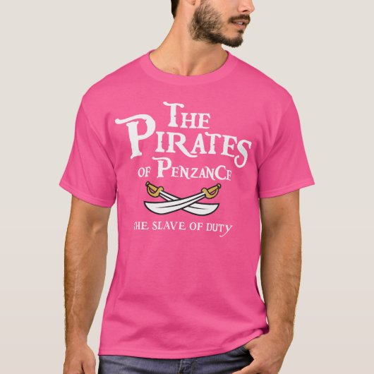 ペンザンスの海賊 ギルバート・アンド・サリヴァン・オペラ Tシャツ (正面)
