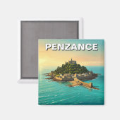 ペンザンスセントミカエル山イングラント旅行 マグネット (正面/裏面)