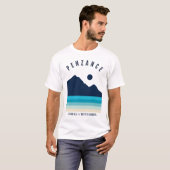 ペンザンス統一されたキングダムレトロヴィンテージビーチ Tシャツ (正面フル)