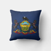 ペンシカッコいいルベニア州旗の州 クッション (裏面)