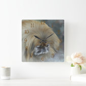 ペンシックペキン スクエア壁時計 (ホーム)