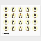 ペンシックペンギンのパブロ ラウンドシール (シート)