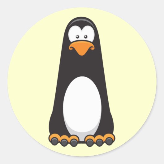 ペンシックペンギンのパブロ ラウンドシール (正面)