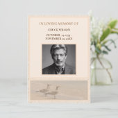 ペンシブシーグル&サンド葬式の死別 招待状 (スタンド正面)