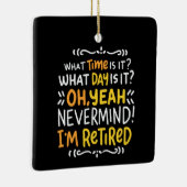 ペンション – 何時?ああ陶芸退職しただ セラミックオーナメント (右)