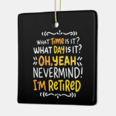 ペンション – 何時?ああ陶芸退職しただ セラミックオーナメント (左)