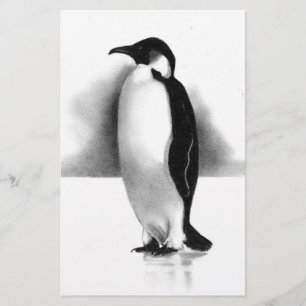 ペンシルのペンギン:現実主義アート