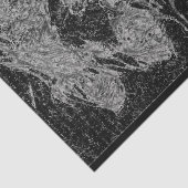 ペンシルの手で描いた赤いケシの花beauttif 薄葉紙 (詳細)