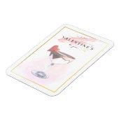 ペンシルアートスタイリッシュセントバレンタインデイカクテル マグネット (左側)