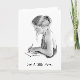 ペンシルアートノートカード、スケッチ カード