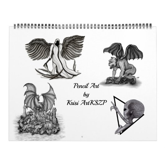 ペンシルアートバイクリシアートKSZP カレンダー (カバー)