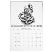 ペンシルアートバイクリシアートKSZP カレンダー (2月 2026)