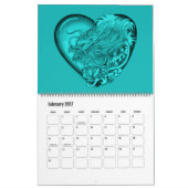 ペンシルアートバイクリシアートKSZP カレンダー (2月 2027)